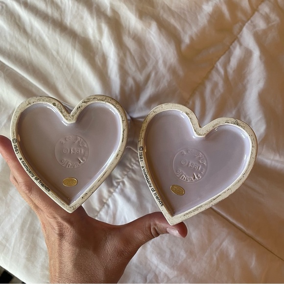 80’s Heart Vases - Picture 7 of 11